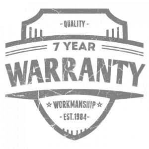 7 Years Warranty - - Standard Roof